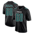 Odoa P.Eagles #68 Jordan Mailata Player Carbon Black Fashion Home Game Stitched Jerseys