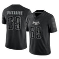 Odoa P.Eagles #69 Landon Dickerson Player Black Reflective Limited Home Game Stitched Jerseys