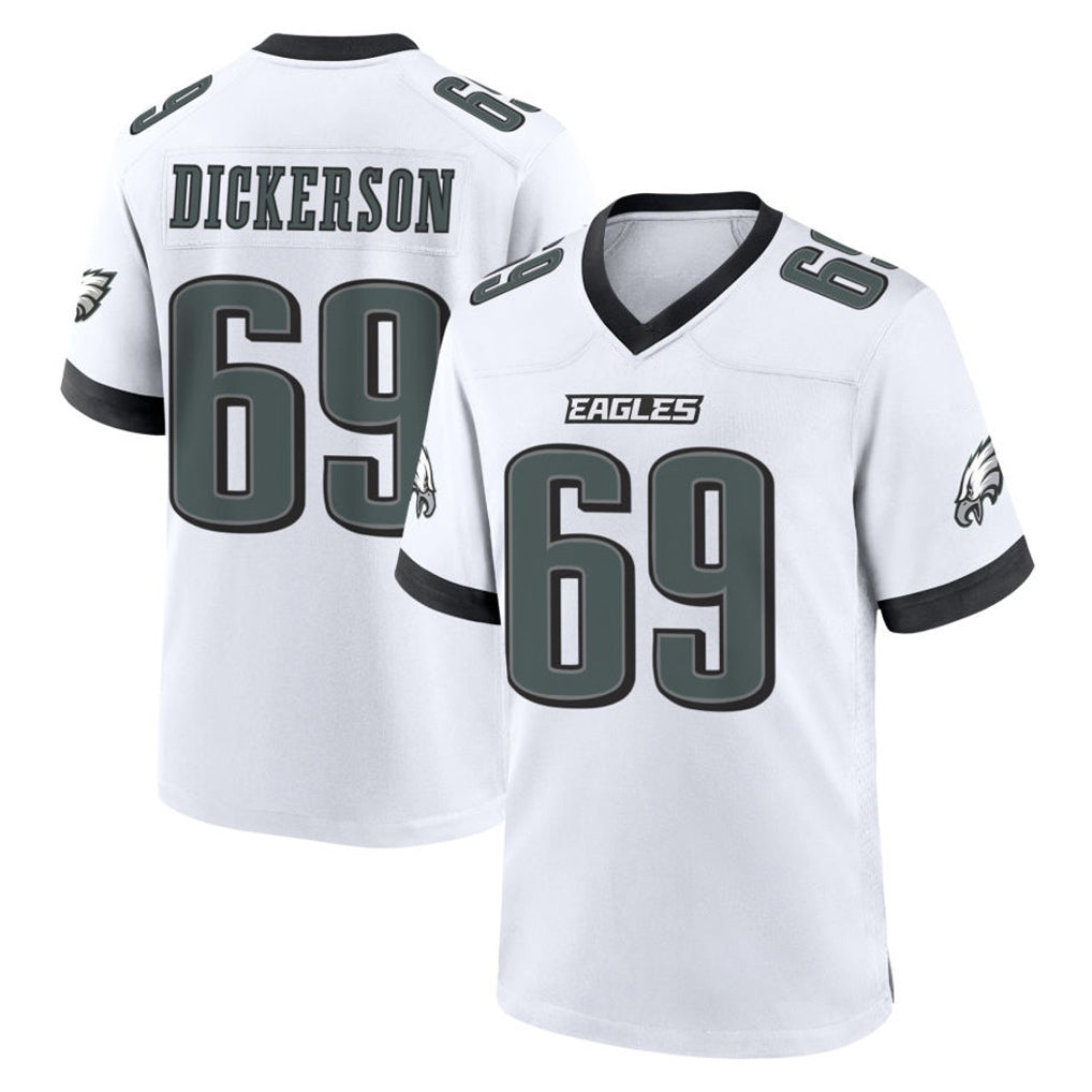 Odoa P.Eagles #69 Landon Dickerson Player White Game Home Stitched Jerseys