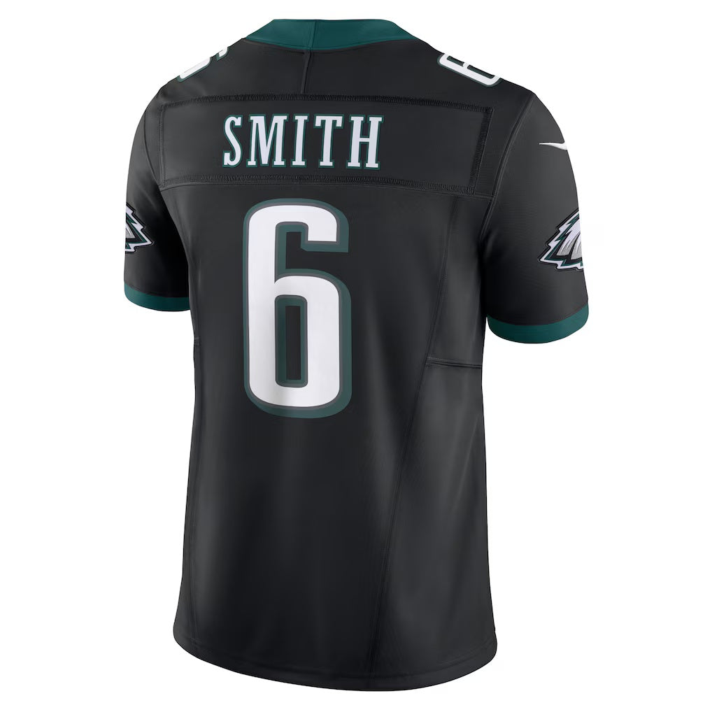 Odoa P.Eagles #6 DeVonta Smith Black Alternate Vapor F.U.S.E. Limited Stitched Jerseys