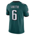 Odoa P.Eagles #6 DeVonta Smith Green Vapor F.U.S.E. Limited Stitched Jerseys