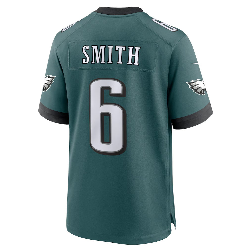 Odoa P.Eagles #6 DeVonta Smith Midnight Green Team Game Stitched Jerseys