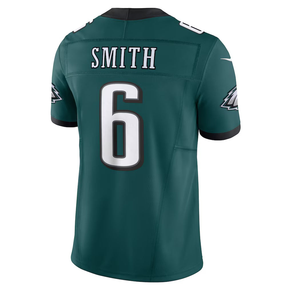 Odoa P.Eagles #6 DeVonta Smith Midnight Green Vapor F.U.S.E. Limited Stitched Jerseys
