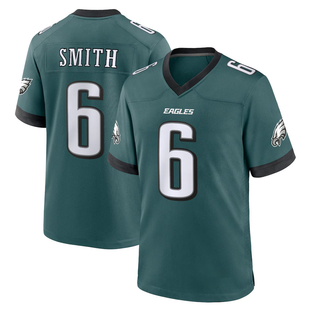 Odoa P.Eagles #6 DeVonta Smith Player Green Home Game Stitched Jerseys