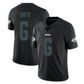 Odoa P.Eagles #6 DeVonta Smith Player Limited Black Impact Home Game Stitched Jerseys