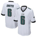 Odoa P.Eagles #6 DeVonta Smith Player White Home Game Stitched Jerseys