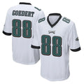 Odoa P.Eagles #88 Dallas Goedert Player White Home Game Stitched Jerseys