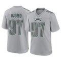 Odoa P.Eagles #97 Moro Ojomo Player Gray Atmosphere Fashion Home Game Stitched Jerseys