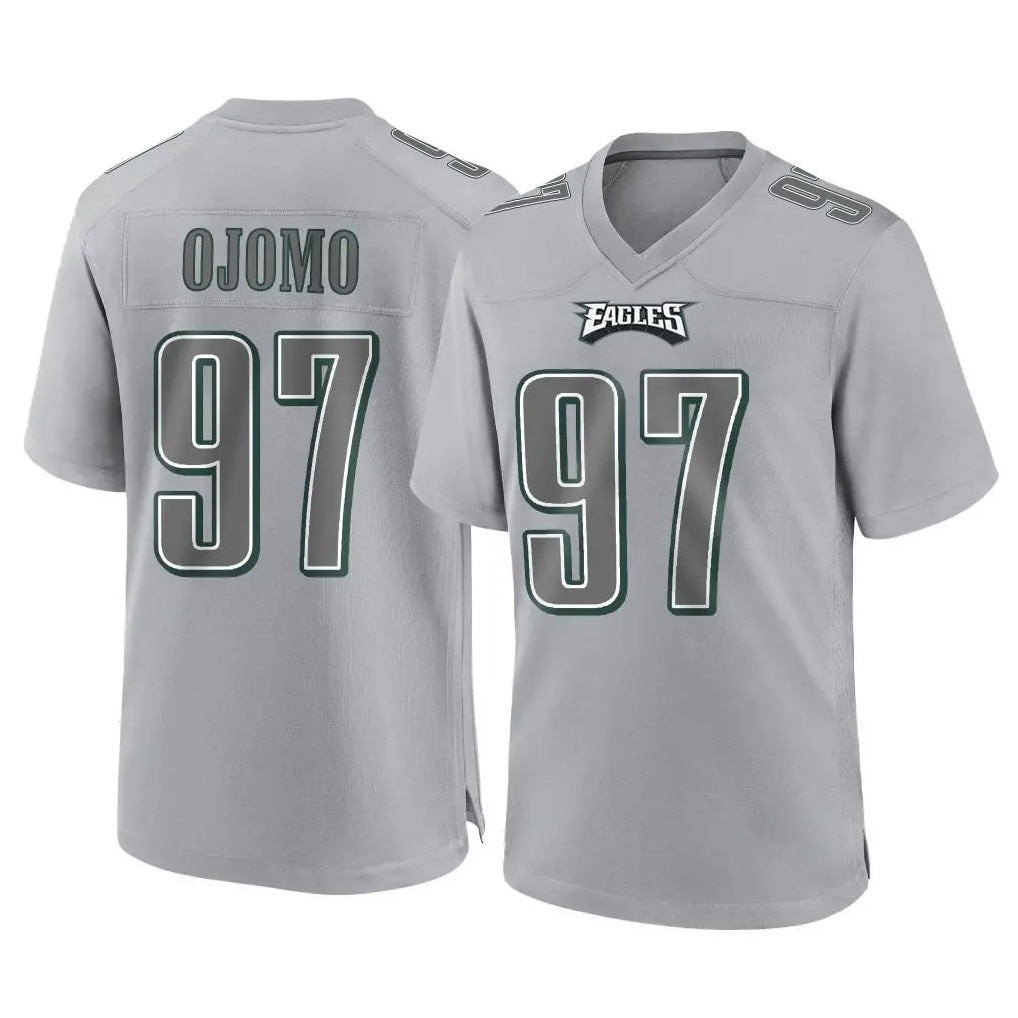 Odoa P.Eagles #97 Moro Ojomo Player Gray Atmosphere Fashion Home Game Stitched Jerseys