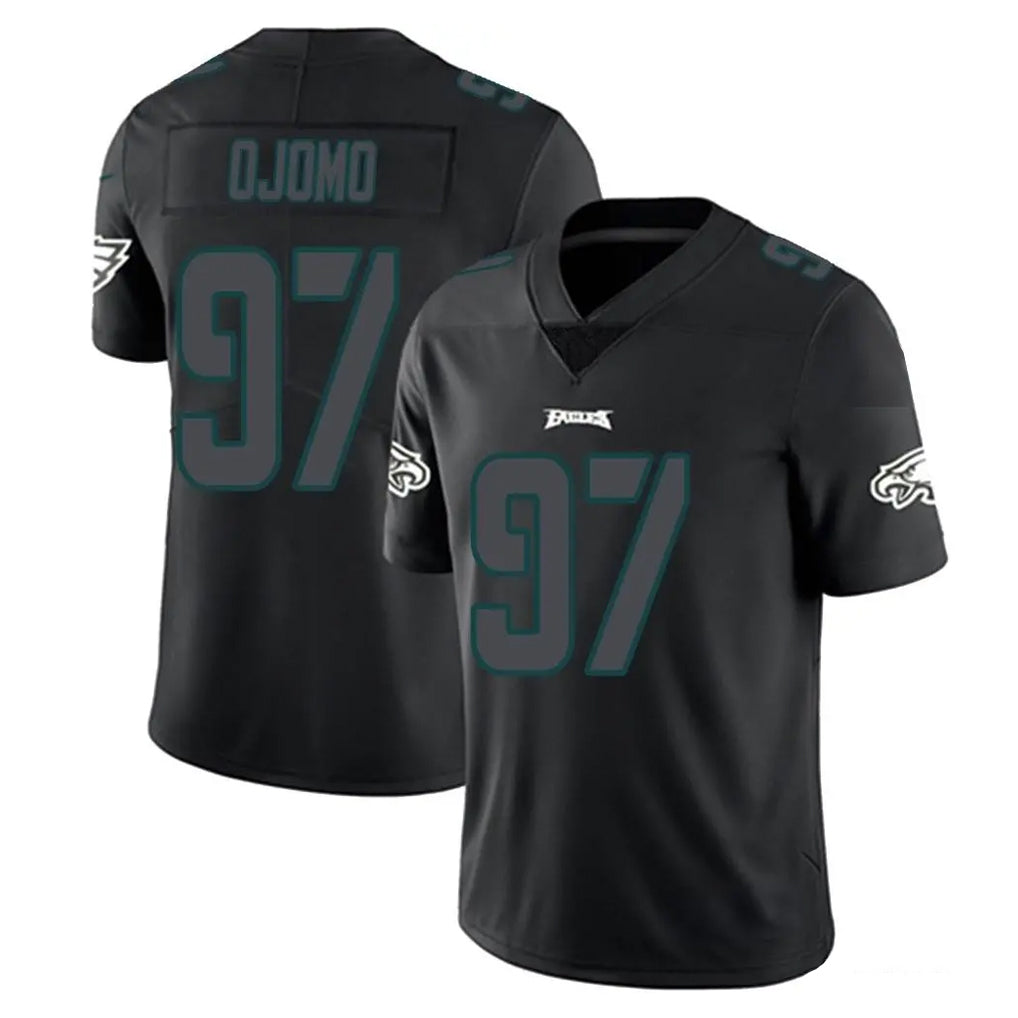 Odoa P.Eagles #97 Moro Ojomo Player Limited Black Impact Home Game Stitched Jerseys