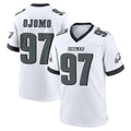 Odoa P.Eagles #97 Moro Ojomo Player White Game Home Stitched Jerseys