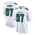 Odoa P.Eagles #97 Moro Ojomo Player White Tundra Fashion Home Game Stitched Jerseys