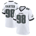Odoa P.Eagles #98 Jalen Carter Player White Game Home Stitched Jerseys