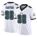 Odoa P.Eagles #98 Jalen Carter Player White Limited Vapor F.U.S.E. Home Game Stitched Jerseys