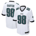 Odoa P.Eagles #98 Jalen Carter White Game Stitched American Stitched Jerseys