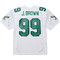 Odoa P.Eagles #99 Jerome Brown Mitchell & Ness White 1991 Authentic Throwback Retired Player Jersey Stitched Puhic