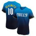 Odoa P.Phillies #10 J.T. Realmuto Player Blue City Connect Home Limited Elite Stitched Jerseys