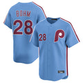 Odoa P.Phillies #28 Alec Bohm Player Light Blue Home Limited Stitched Jerseys