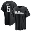 Odoa P.Phillies #5 Bryson Stott Player Black Alt Fashion Home Game Stitched Jerseys