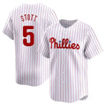 Odoa P.Phillies #5 Bryson Stott Player White Home Limited Stitched Jerseys