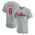 Odoa P.Phillies #6 Ryan Howard Player Gray Home Limited Elite Stitched Jerseys