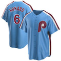 Odoa P.Phillies #6 Ryan Howard Player Light Blue Home Game Stitched Jerseys