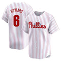 Odoa P.Phillies #6 Ryan Howard Player White Home Limited Stitched Jerseys