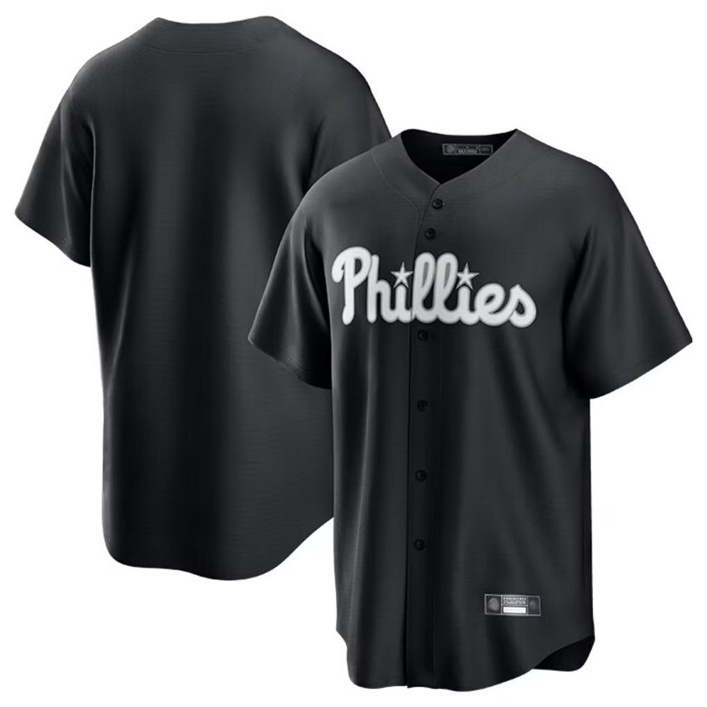 Odoa P.Phillies Blank Player Black Alt Fashion Home Game Stitched Jerseys