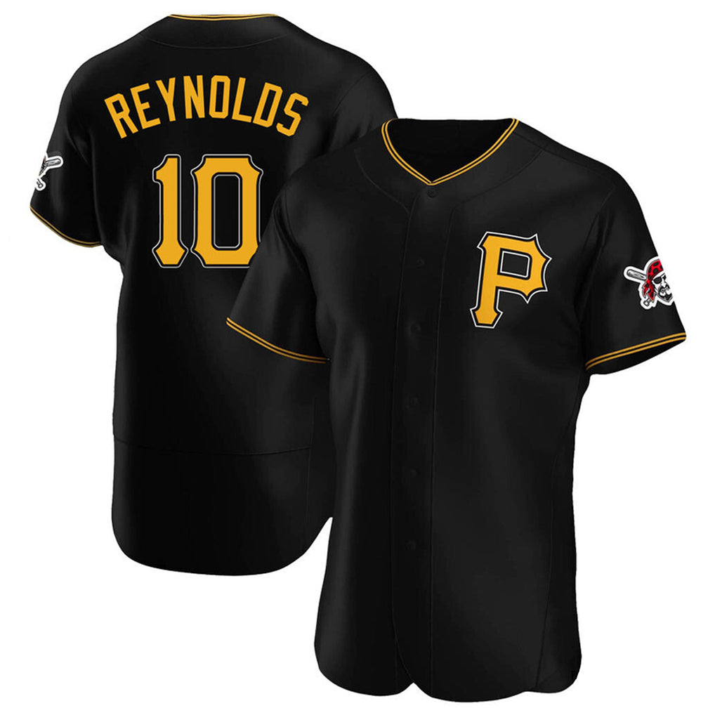 Odoa P.Pirates #10 Bryan Reynolds Player Black Alternate 2025 Home Limited Elite Stitched Jerseys