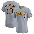 Odoa P.Pirates #10 Bryan Reynolds Player Gray Road Home Limited Elite Stitched Jerseys
