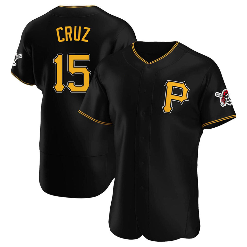 Odoa P.Pirates #15 Oneil Cruz Player Black Alternate 2025 Home Limited Elite Stitched Jerseys