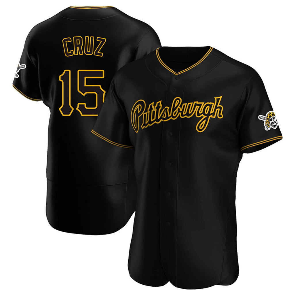 Odoa P.Pirates #15 Oneil Cruz Player Black Home Limited Elite Stitched Jerseys