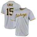 Odoa P.Pirates #15 Oneil Cruz Player Gray Road Home Game Stitched Jerseys