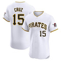 Odoa P.Pirates #15 Oneil Cruz Player White Home Limited Elite Stitched Jerseys