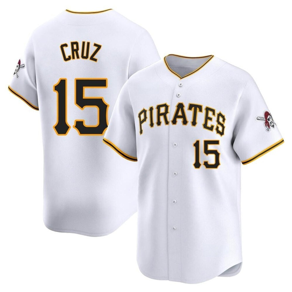 Odoa P.Pirates #15 Oneil Cruz Player White Home Limited Stitched Jerseys