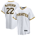 Odoa P.Pirates #22 Andrew McCutchen Player White Home Game Stitched Jerseys