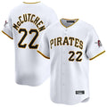 Odoa P.Pirates #22 Andrew McCutchen Player White Home Limited Stitched Jerseys