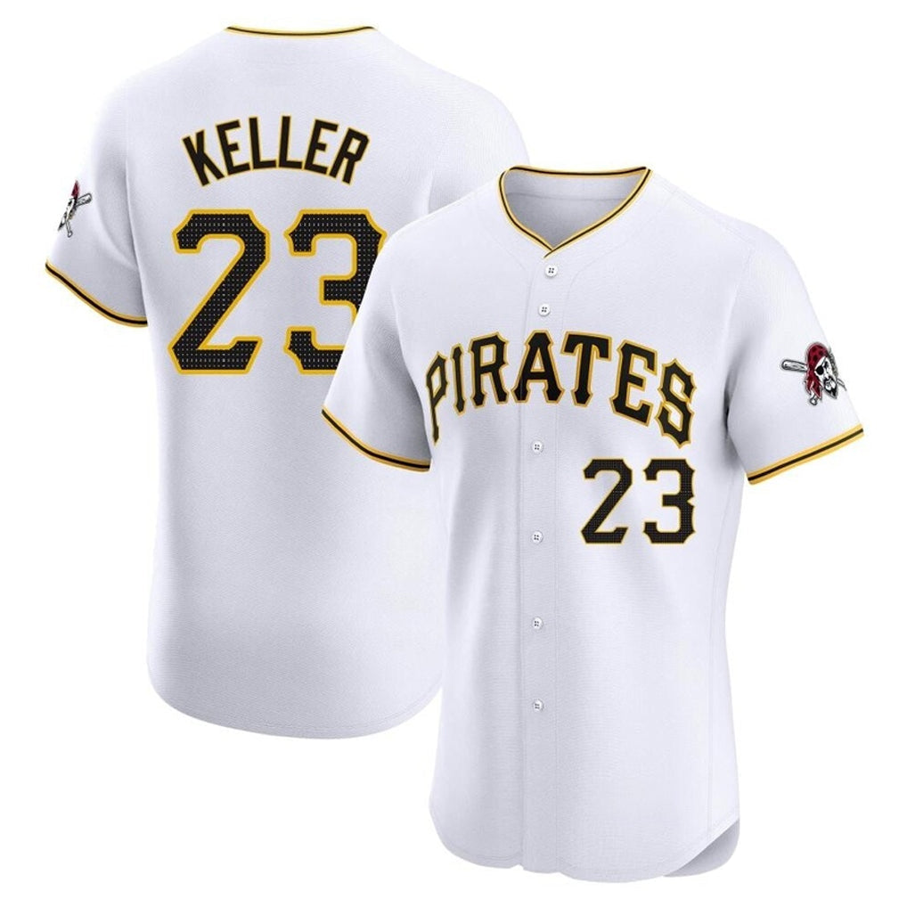 Odoa P.Pirates #23 Mitch Keller Player White Home Limited Elite Stitched Jerseys