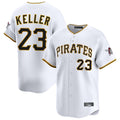 Odoa P.Pirates #23 Mitch Keller Player White Home Limited Stitched Jerseys