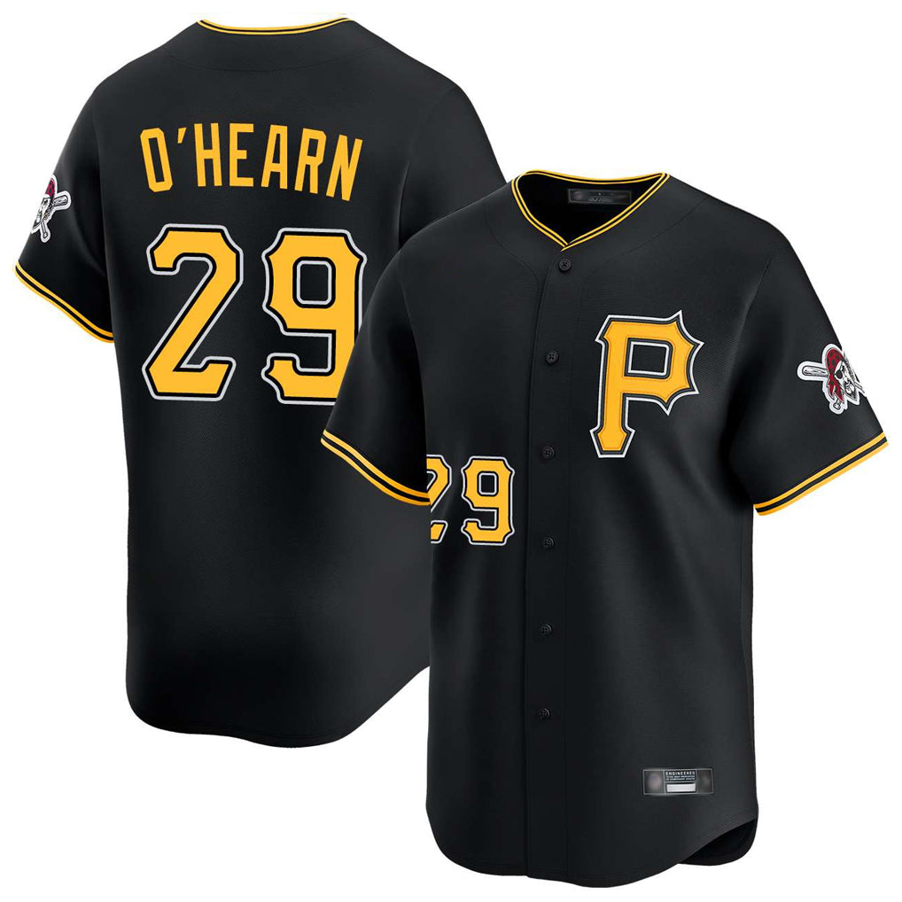 Odoa P.Pirates #29 Ryan O'Hearn Player Black Alternate Limited Game Stitched Jerseys