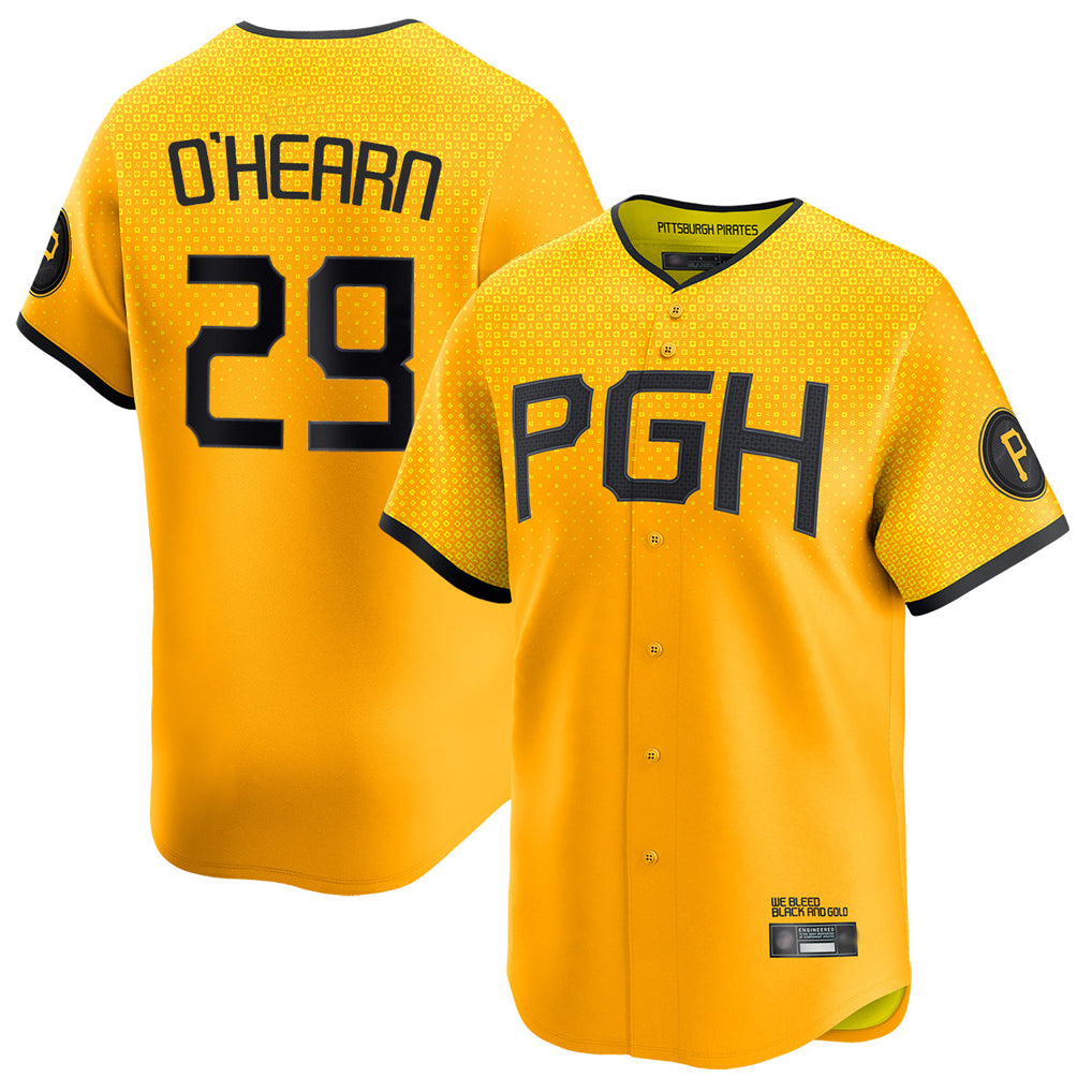Odoa P.Pirates #29 Ryan O?¡®Hearn Player Gold City Connect Home Limited Stitched Jerseys