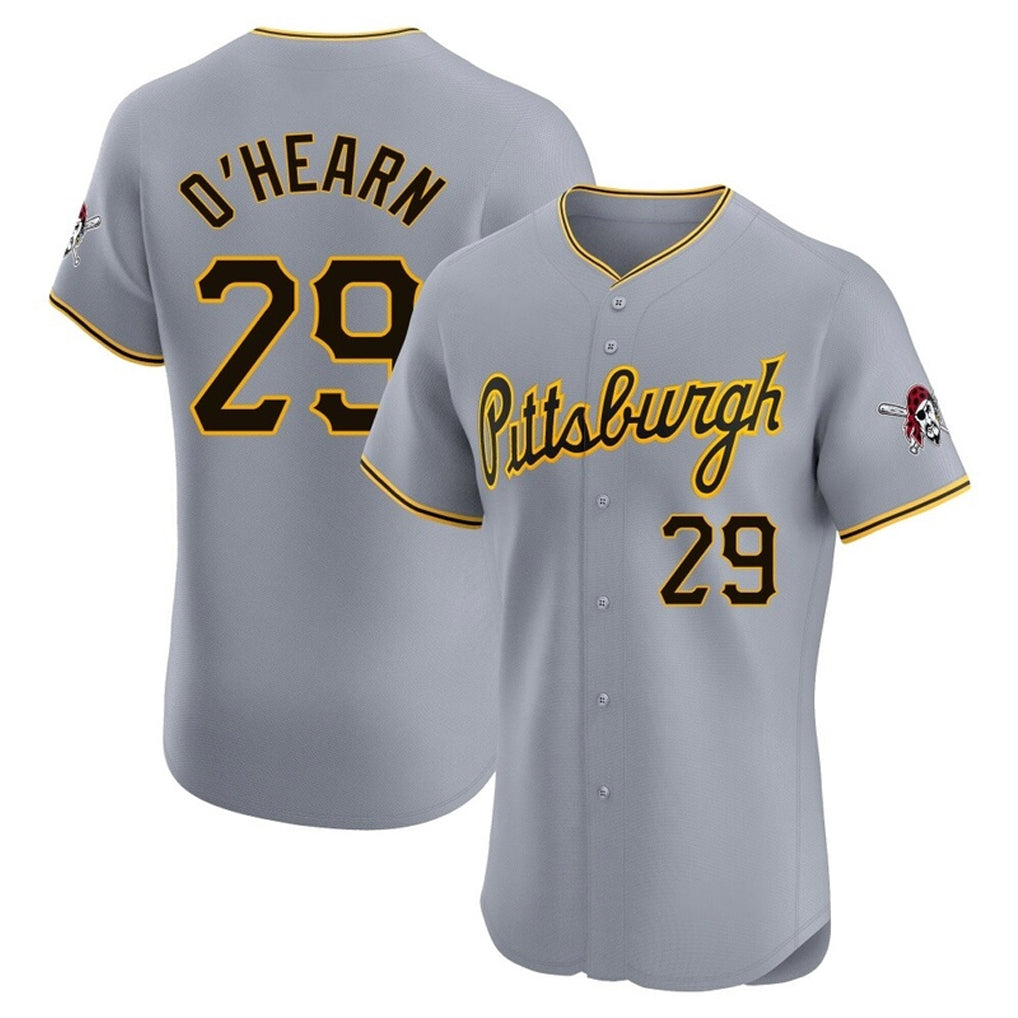 Odoa P.Pirates #29 Ryan O?¡®Hearn Player Gray Road Home Limited Elite Stitched Jerseys