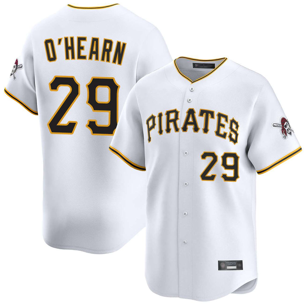 Odoa P.Pirates #29 Ryan O'Hearn Player White Home Limited Stitched Jerseys