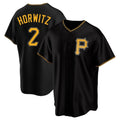 Odoa P.Pirates #2 Spencer Horwitz Player Black Alternate 2025 Home Game Stitched Jerseys