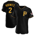 Odoa P.Pirates #2 Spencer Horwitz Player Black Alternate 2025 Home Limited Elite Stitched Jerseys