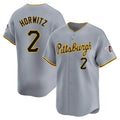 Odoa P.Pirates #2 Spencer Horwitz Player Gray Road Home Limited Stitched Jerseys