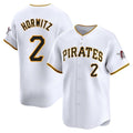 Odoa P.Pirates #2 Spencer Horwitz Player White Home Limited Stitched Jerseys