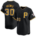 Odoa P.Pirates #30 Paul Skenes Player Black Alt Limited Home Stitched Jerseys