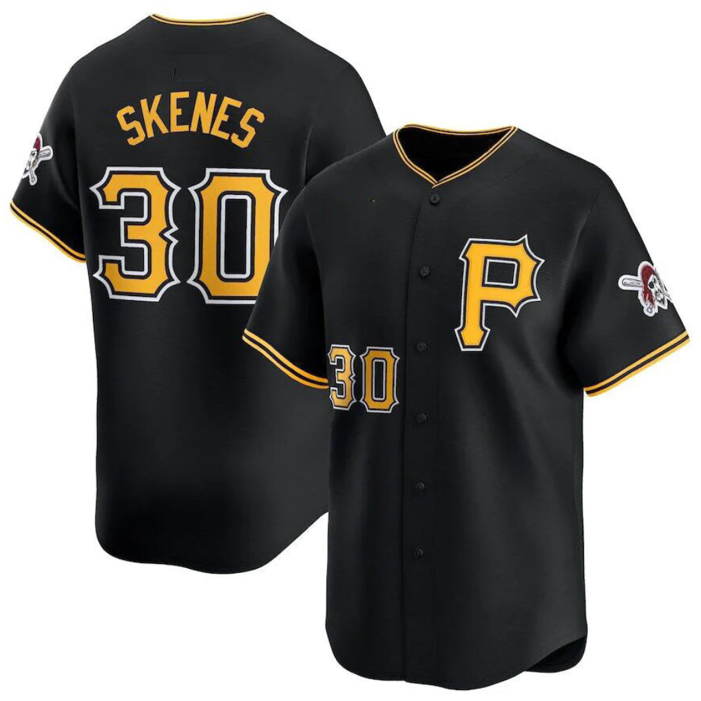 Odoa P.Pirates #30 Paul Skenes Player Black Alt Limited Home Stitched Jerseys