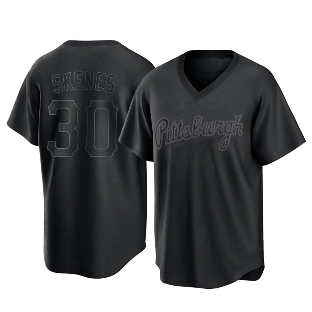 Odoa P.Pirates #30 Paul Skenes Player Black Fashion Home Game Stitched Jerseys